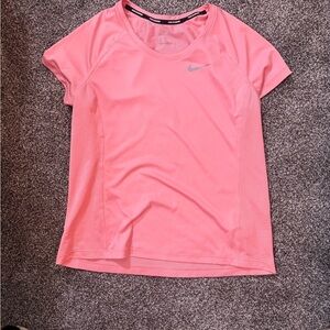 Nike Running Dri-Fit pink/orange t-shirt - women's size large